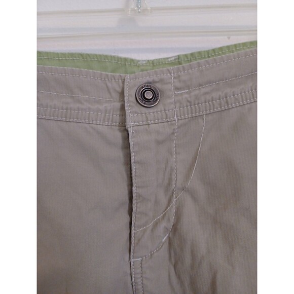 Kuhl Dry Stretch Capri Pants Womens 14 Khaki Tan Hiking Outdoor Active Stretch - Picture 4 of 10